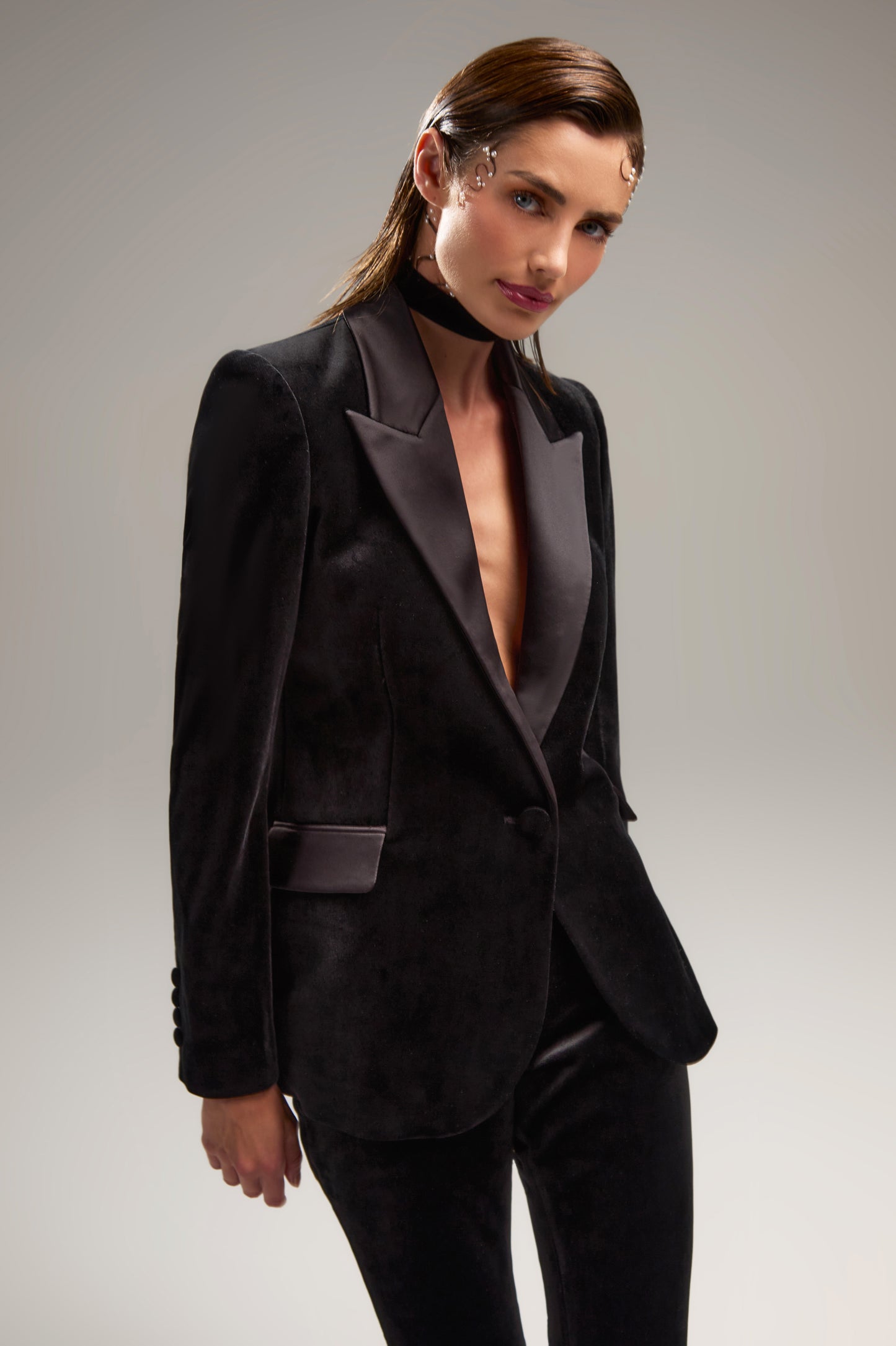 Beatrice Black Blazer