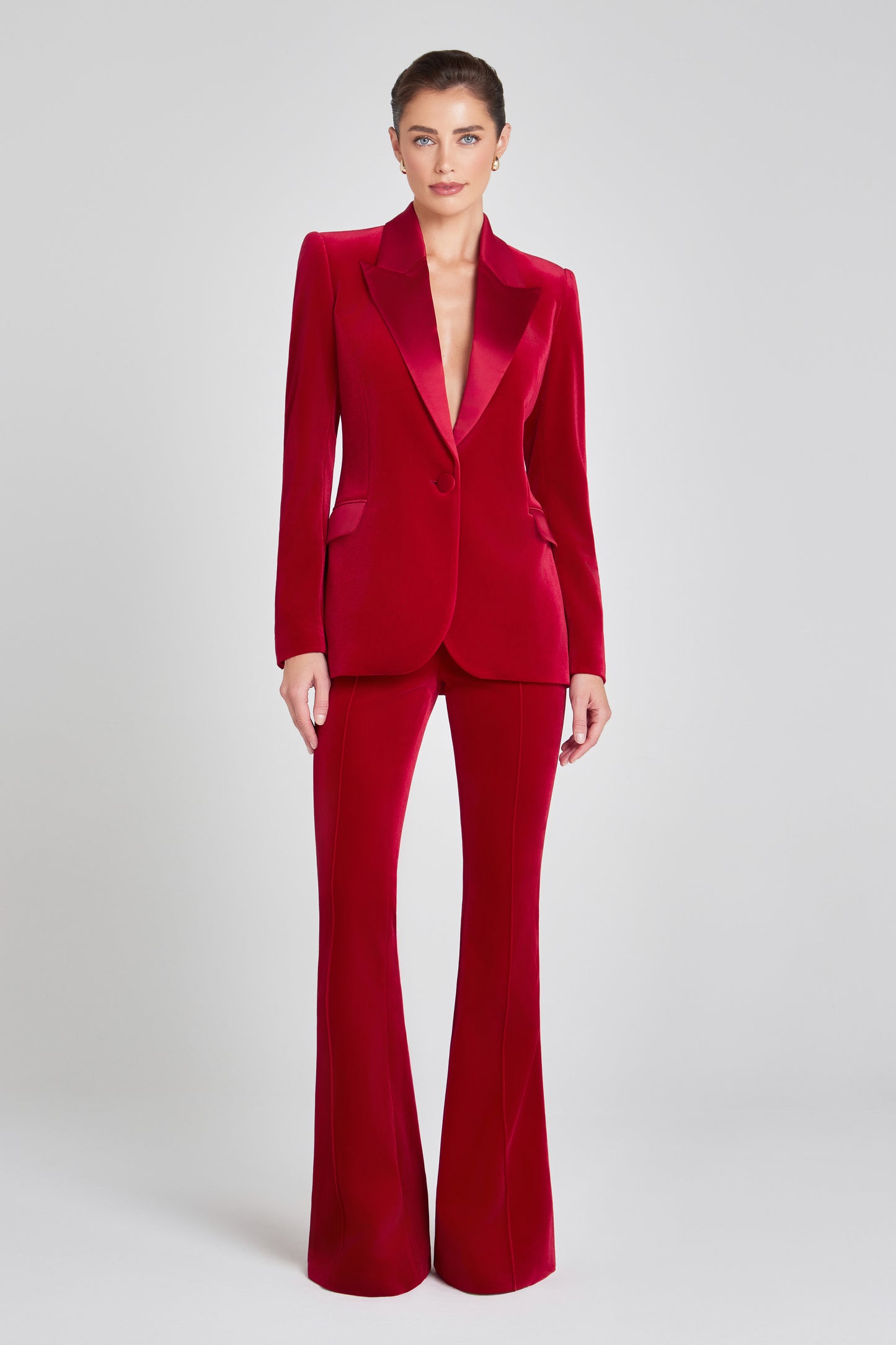 Beatrice Red Blazer