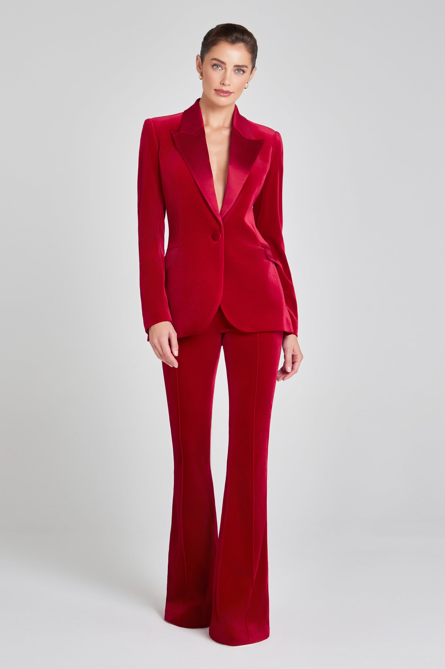 Beatrice Red Trousers