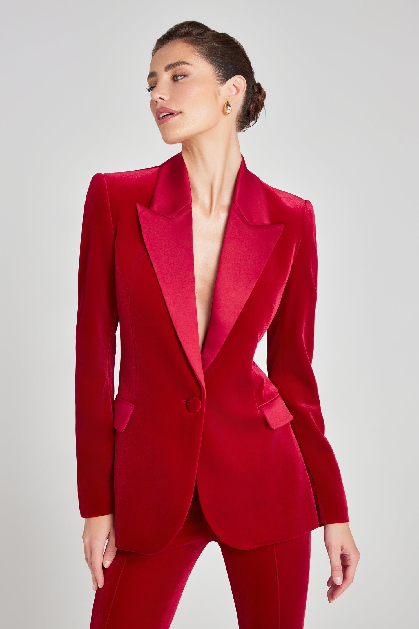 Beatrice Red Blazer