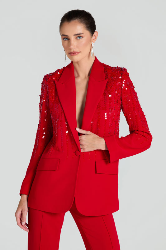 Lucille Red Blazer