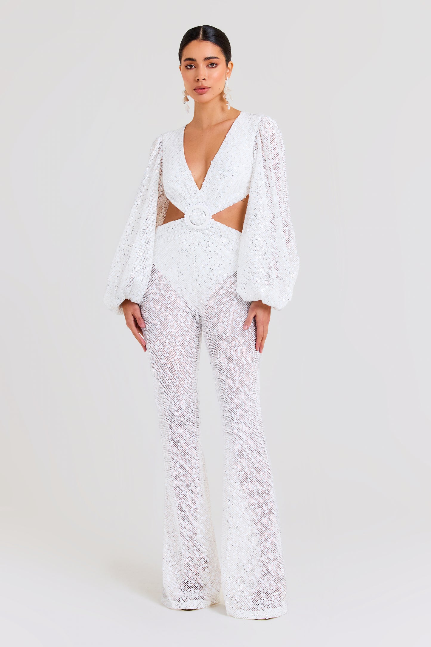 Madison White Jumpsuit