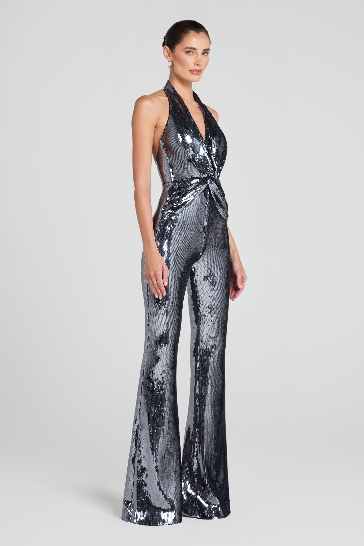 Tianna Silver Jumpsuit