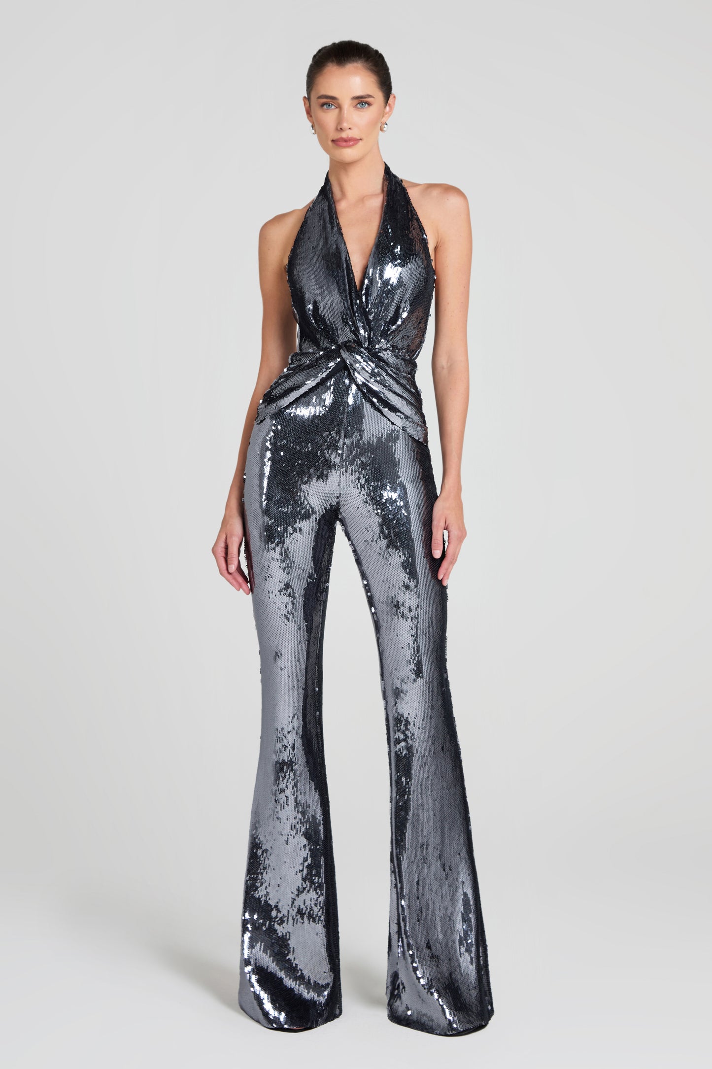 Tianna Silver Jumpsuit