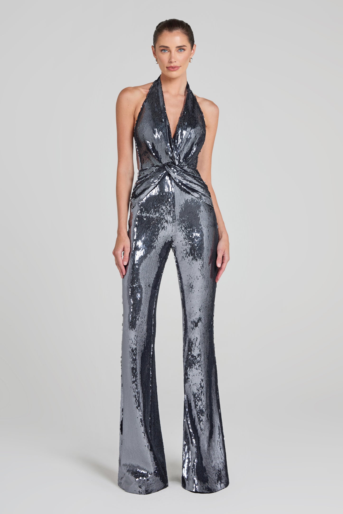 Tianna Silver Jumpsuit