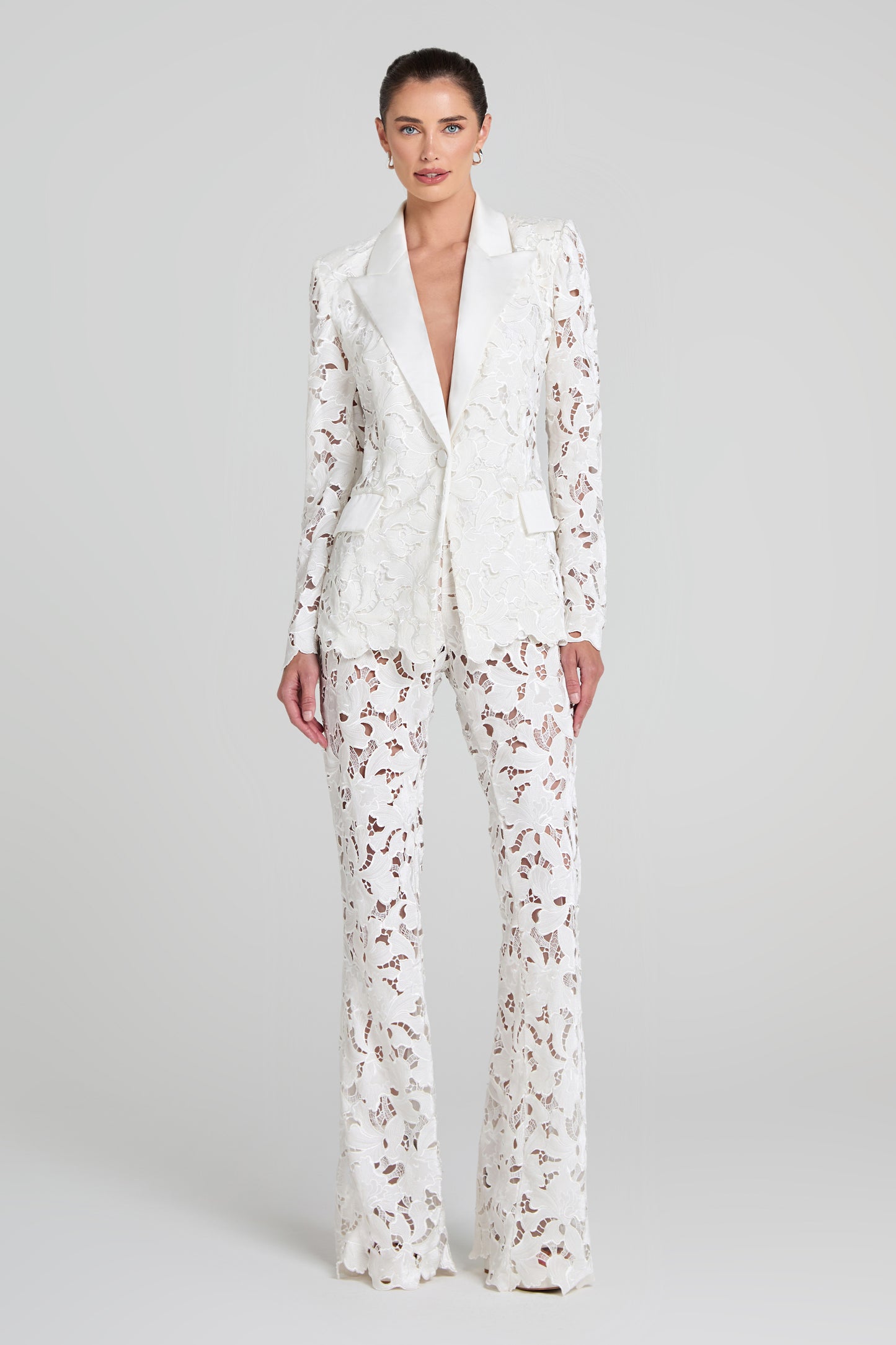 Valia White Blazer