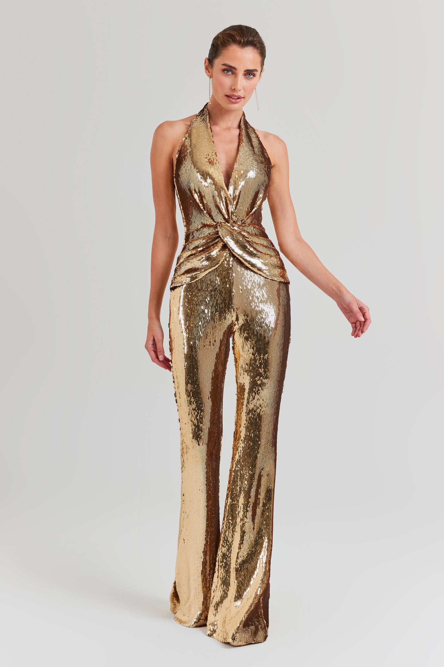 Tianna Gold Jumpsuit