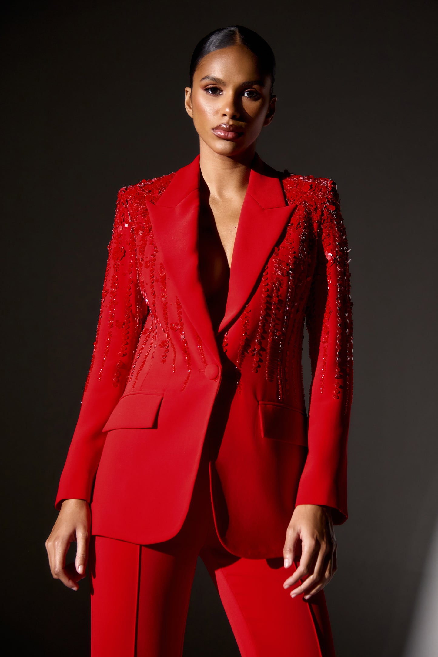 Lucille Red Blazer