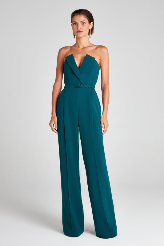 Vanessa Teal Jumpsuit