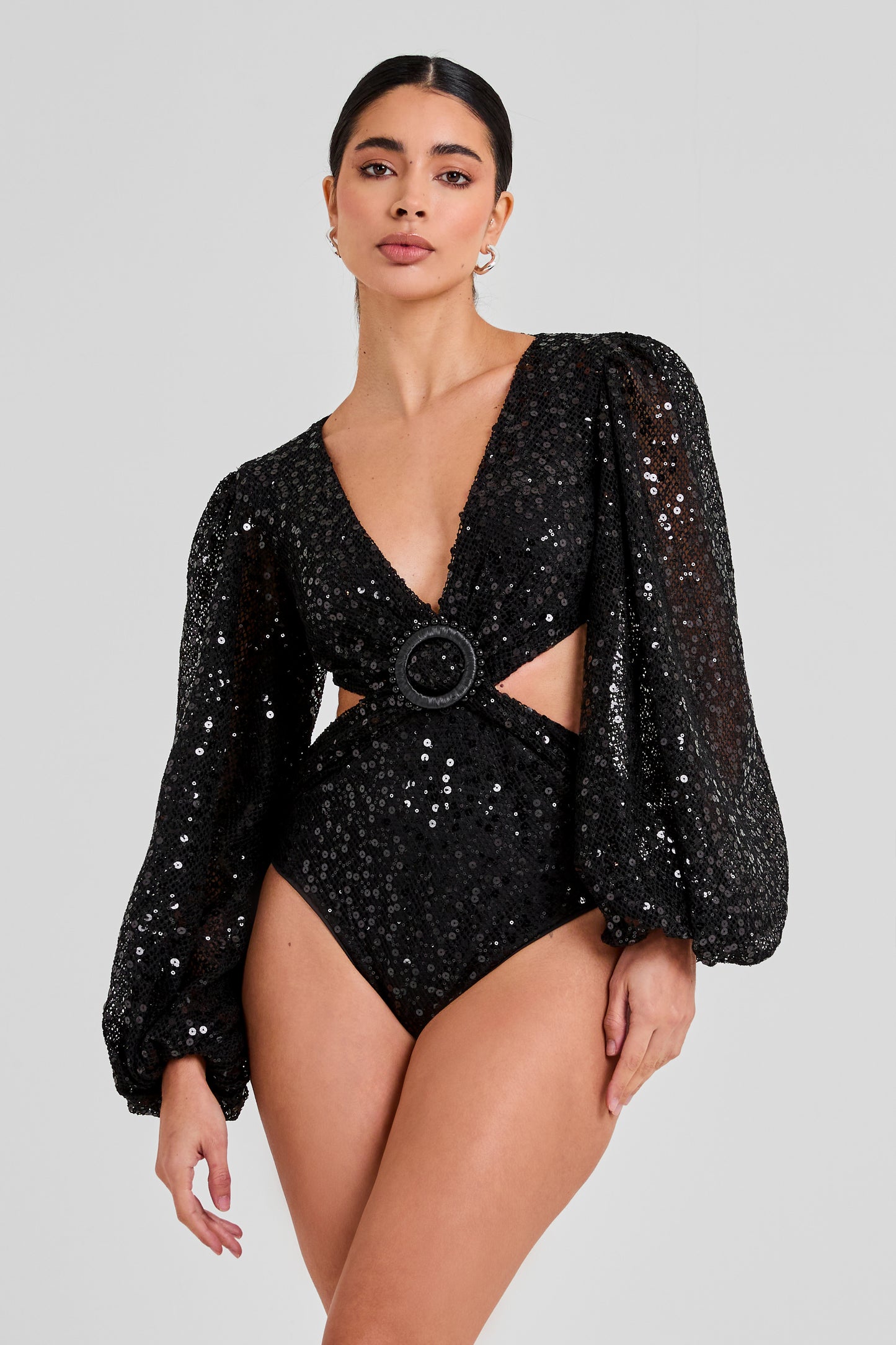 Alissa Black Bodysuit