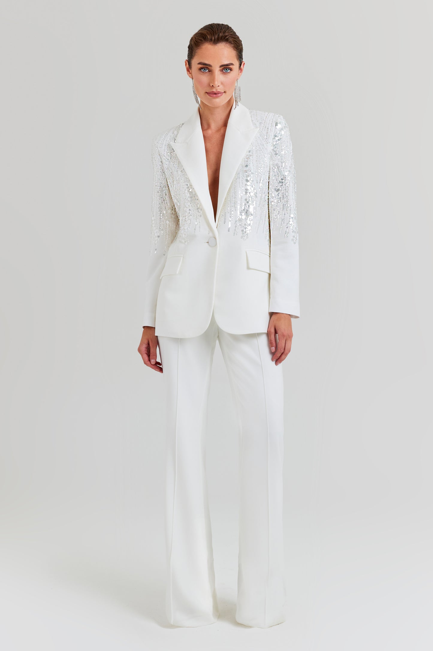 Lucille White Blazer